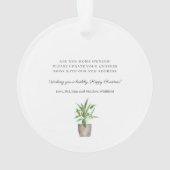 Premier Noël Nouveau Accueil Porte Rouge Chic Fête (dos)