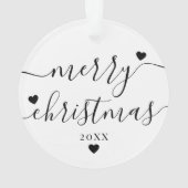 Premier Noël Nouvelle Maison Script Photo (dos)
