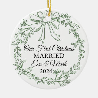 Premier Noël Ornement Marié 2026 Cadeau Nouvelleme