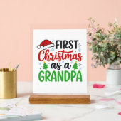 Premier Noël Papy Chapeau de Père Noël (Mariage)