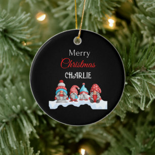 Premier Noël personnalisé ensemble ornement