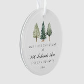 Premier Noël personnalisé Notre nouvelle maison Ac (devant)