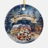 Premier Noël RV Couple nouvel ornement marié (Devant)