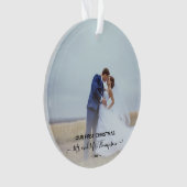 Premier Noël Signature de signature Script Nouveau (devant)