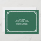 Premier noeud | Faire-part de naissance de vacance (Dos)