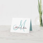 Premier nom et Dernière carte Brown bleue initiale (Devant)