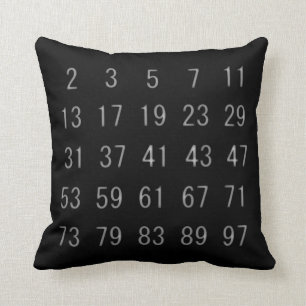 Premier Numbers Pillow Mathematics Geek Cushion gi Kussen