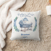 Premier Oreiller de Noël pour bébé garçon (Couverture)