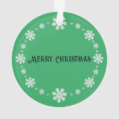 Premier ornement acrylique de Noël pour animal de  (dos)