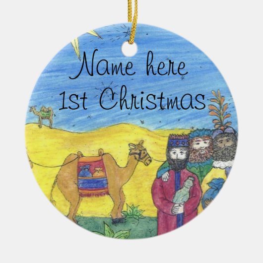 premier ornement CHRISTmas pour bébé (Devant)