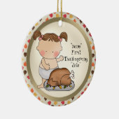 Premier ornement de bébé de Thanksgiving (Droite)