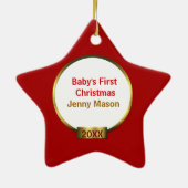 Premier ornement de Noël (Dos)