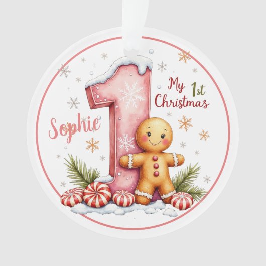 Premier Ornement de Noël (devant)