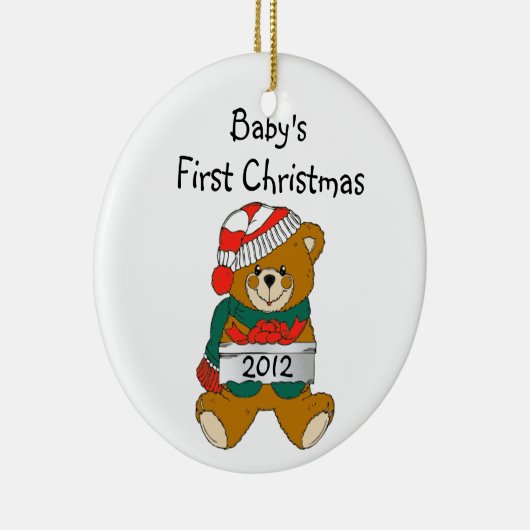 Premier ornement de Noël 2012 pour bébé (Droite)