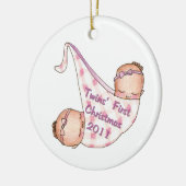 Premier ornement de Noël de 2011 jumeaux (Gauche)