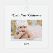 Premier ornement de Noël de bébé (Recto)