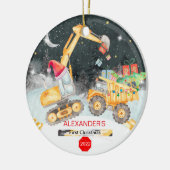 Premier ornement de Noël de bébé (Gauche)