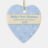 Premier ornement de Noël de bébé (Droite)