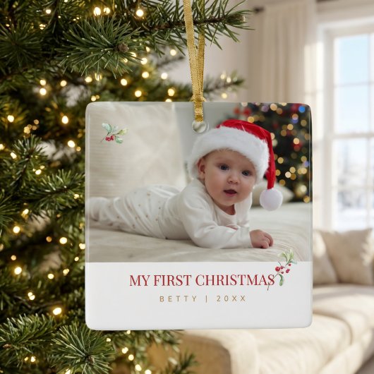 Premier Ornement de Noël de Bébé