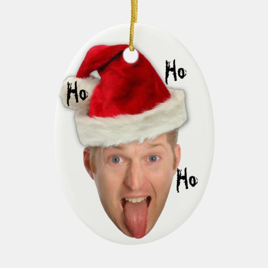 Premier ornement de Noël de Claude !  Ho Ho Ho (Devant)