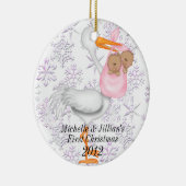 Premier ornement de Noël de jumeaux (Droite)