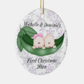 Premier ornement de Noël de jumeaux (Droite)