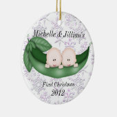 Premier ornement de Noël de jumeaux (Droite)