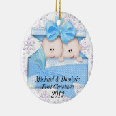 Premier ornement de Noël de jumeaux (Droite)