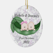 Premier ornement de Noël de jumeaux (Droite)