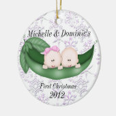 Premier ornement de Noël de jumeaux (Gauche)