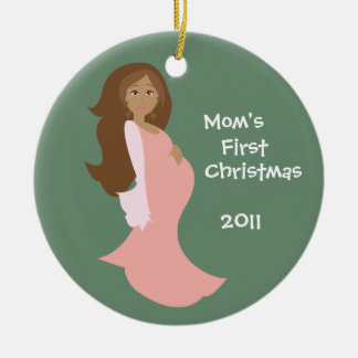 Premier ornement de Noël de la maman -