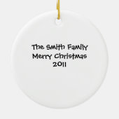 Premier ornement de Noël de la maman - (Dos)