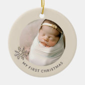 Premier ornement de Noël de la petite fille person (Devant)