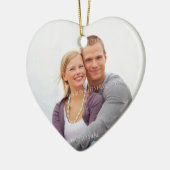 Premier ornement de Noël de photo de Noël du (Gauche)