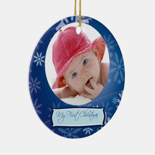 Premier ornement de Noël du bébé (Droite)