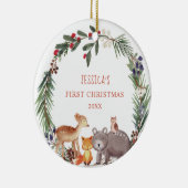 Premier ornement de Noël du bébé (Droite)