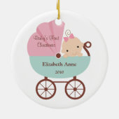 Premier ornement de Noël du bébé (Dos)