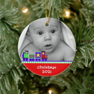 Premier ornement de Noël du bébé