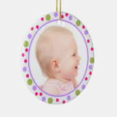 Premier ornement de Noël du bébé (Droite)
