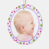 Premier ornement de Noël du bébé (Gauche)
