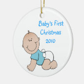 Premier ornement de Noël du bébé (Gauche)
