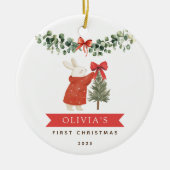 Premier ornement de Noël du bébé (Devant)