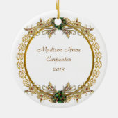 Premier ornement de Noël du bébé (Dos)