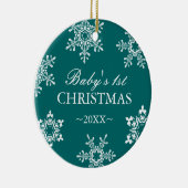 Premier ornement de Noël du bébé (Droite)