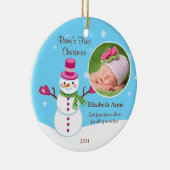 Premier ornement de Noël du bébé (Droite)