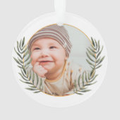 Premier ornement de Noël du bébé (dos)
