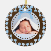 Premier ornement de Noël du bébé (Devant)