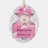 Premier ornement de Noël du bébé (Droite)
