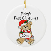 Premier ornement de Noël du bébé. (Dos)