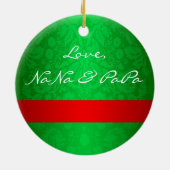 Premier ornement de Noël du bébé (Dos)